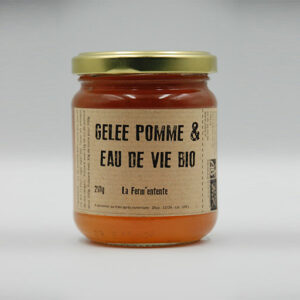 Gelée pomme & eau de vie bio
