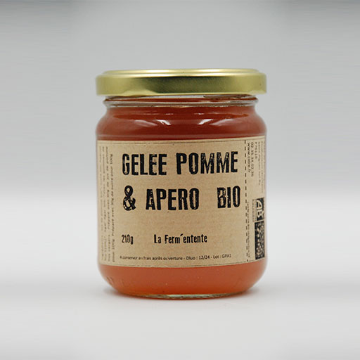 Gelée pomme & apéro bio