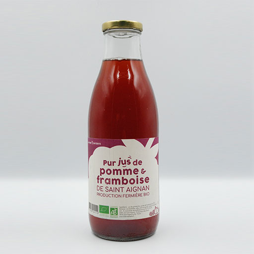 Jus pomme framboise