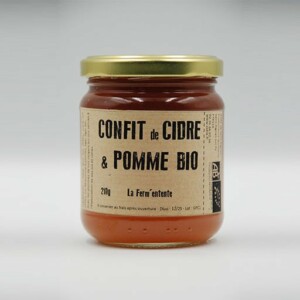Confit de cidre &pomme bio
