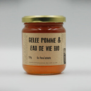 Gelée pomme & eau de vie bio