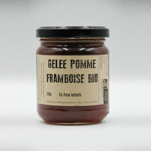 Gelée pomme framboise bio