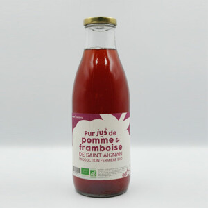 Jus pomme framboise