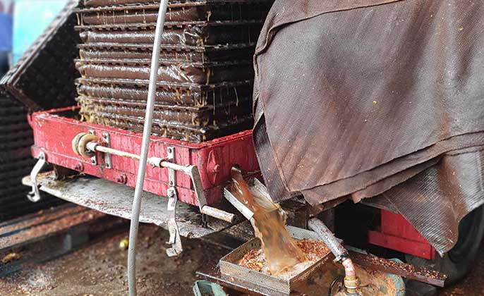 photo de la presse à pomme